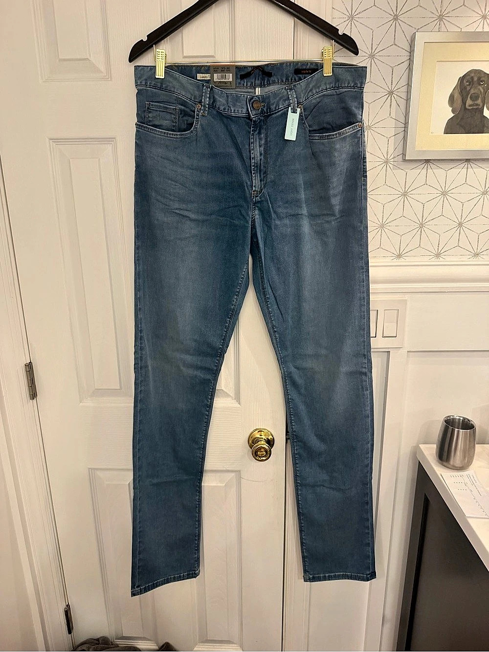 Alberto Men’s Blue Wash Jeans – New With Tags
35/36